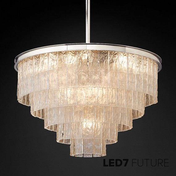 Restoration Hardware - Glacé 5-tier Round Chandelier